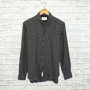 Rag & Bone Tailored Workwear Flannel Shirt Gray check Size XS